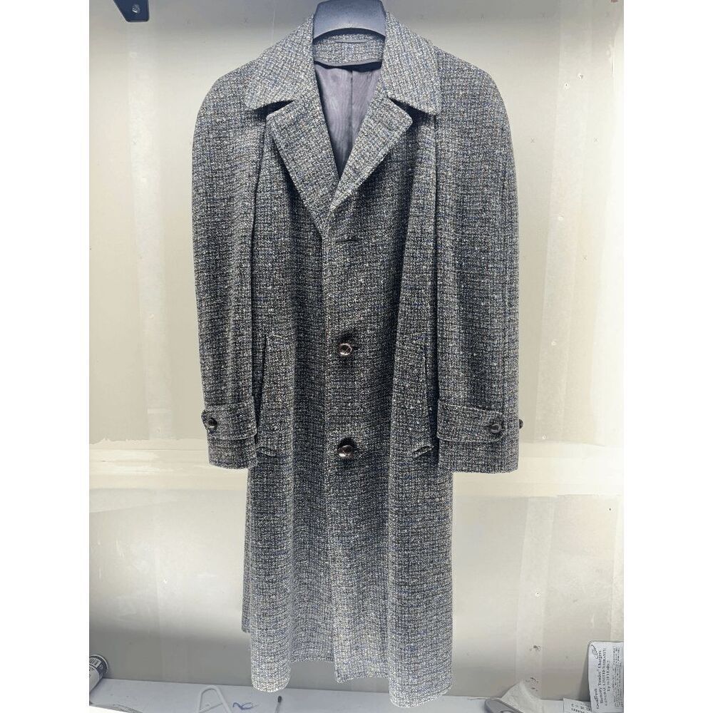 Men's Gray Trench Coat